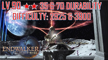 Final Fantasy XIV - Level 90 ★★ • 35 & 70 Durability 2925 & 3900 Difficulty