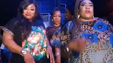 Foluke Daramola Challenge Ayo Adesanya On The Dance floor At Her Birthday Party
