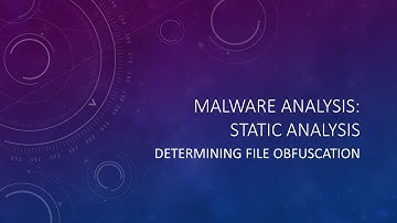 Determining File Obfuscation | Static Analysis @ Malware Analysis Series - Reminthink Notes