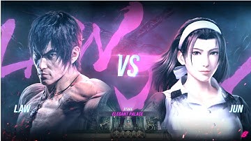Tekken 8 Law vs Jun cpu vs cpu