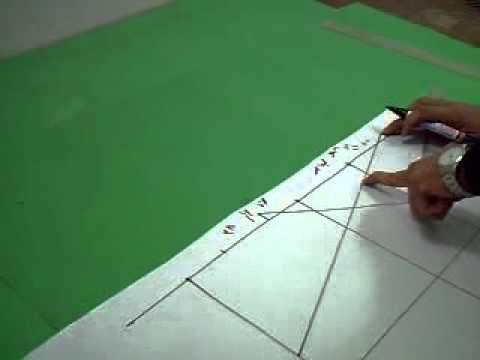 تعليم التفصيل بالباترون اساس كورساح 3