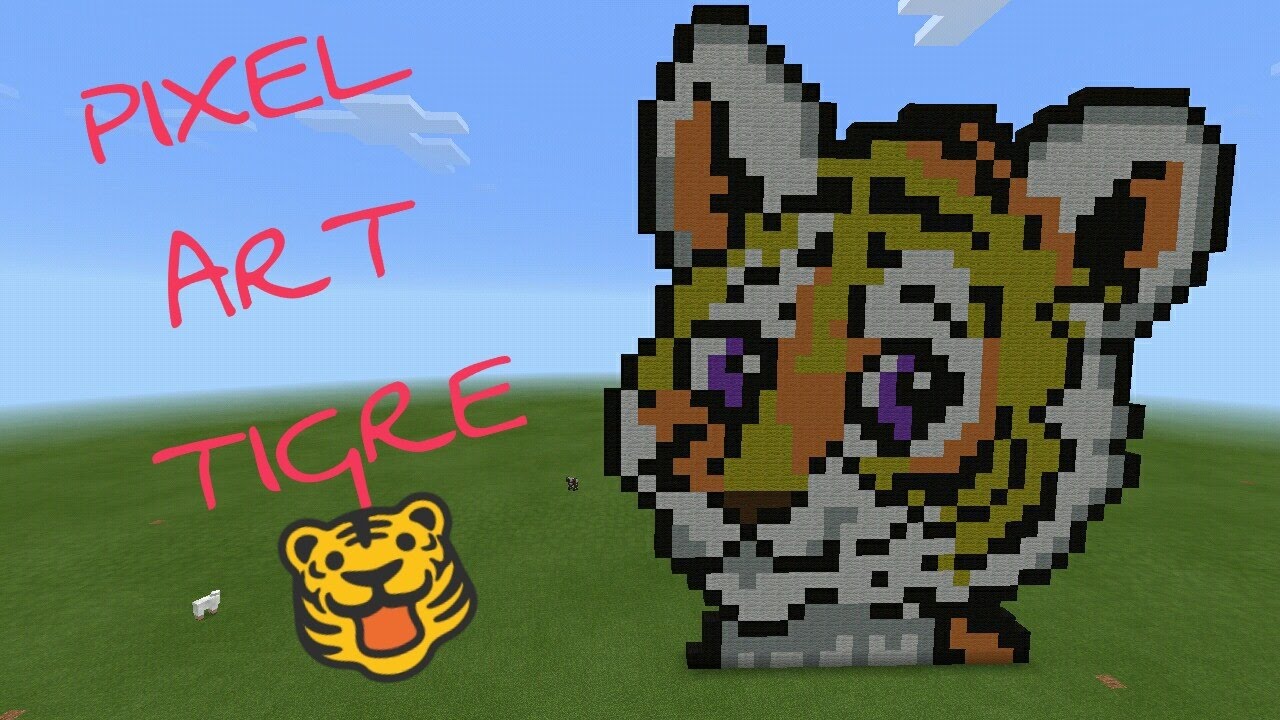 Pixel art "tigre" - YouTube