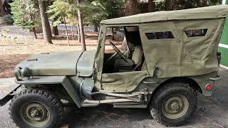 Installing a WWII Jeep Winter Top