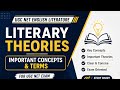 Literary Theories | Important Concepts & Terms | UGC NET English Literature 2026 🎯