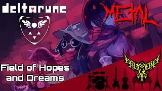 DELTARUNE - Field of Hopes and Dreams 【Intense Symphonic Metal Cover】 chords