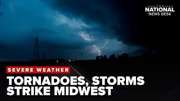 WATCH: Tornadoes, storms tear across Midwest & South, leaving trail of destruction, at least 4 dead