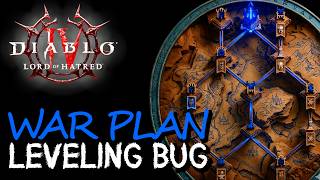 Fast War Plan & Infernal Hordes Leveling Bug - Lord of Hatred - Diablo 4