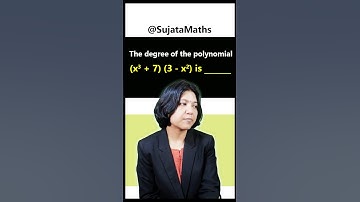 Can You Find the Degree of This Polynomial? #shorts
