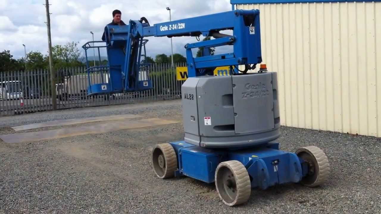 2005 Genie Z34/22N Battery Operated Boom Lift YouTube