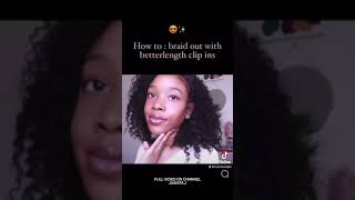 CUTE EASY  NATURAL HAIRSTYLE | BRAID OUT ON NATURAL HAIR 3C /4A 👀😍