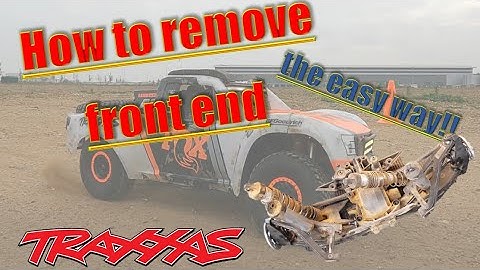 How to remove the front end on Traxxas Unlimited Desert Racer (UDR) - front differential removal