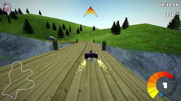 SuperTuxKart 1.0 - Green Valley Reverse 1:20.925