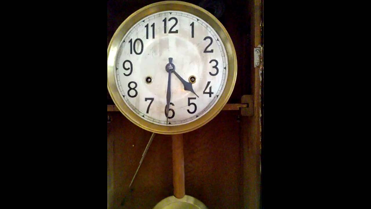 Antique Junghans 3/4 westminster wall clock YouTube