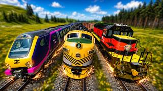 Non-stop Trains Crash badly! | Extreme Train Crashes # 70 | screenshot 1