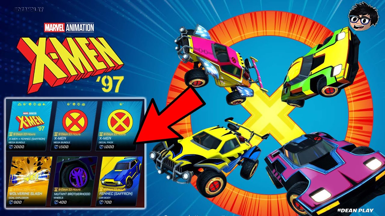 rocket league - x men 97 Bundle - YouTube