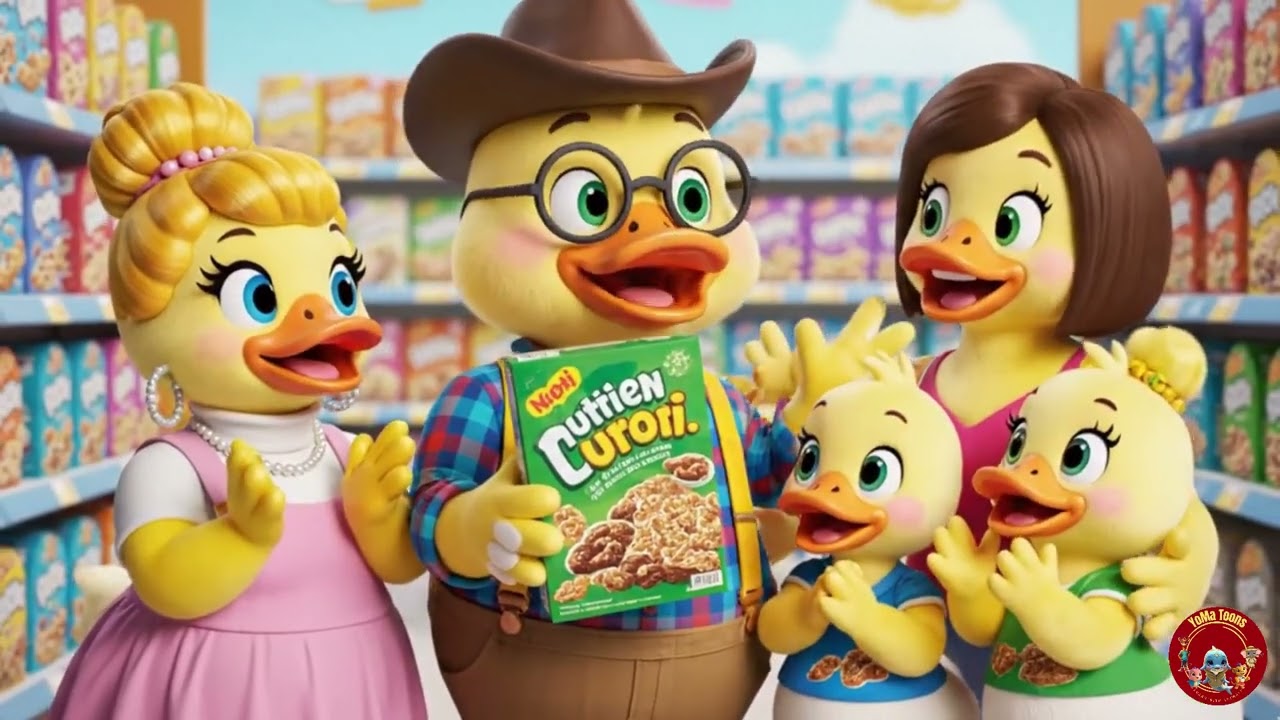 Somali | Tacaburka Maalinta Dukaamaysiga Qoyska Duck | Duck Family Shopping Day Adventure