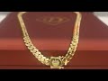 Daniel Jewelry Inc 7mm 24" 10k Yellow Gold Miami Cuban Link