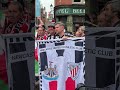 Cementing connections between Athletic & Newcastle fans 🖤 #championsleague