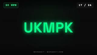 Morse Code — Koch Method Lesson 7 (KMRSUAPT)