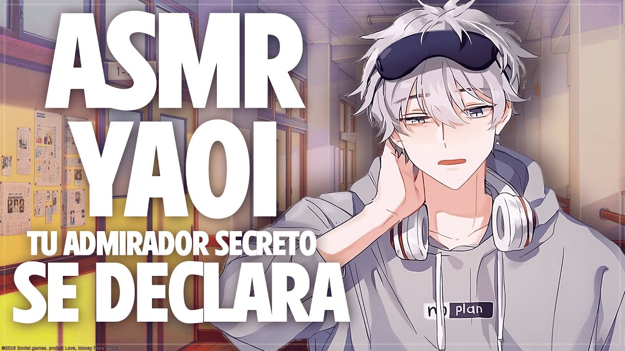 ASMR YAOI BL 💗 Tu ADMIRADOR SECRETO se DECLARA 😊