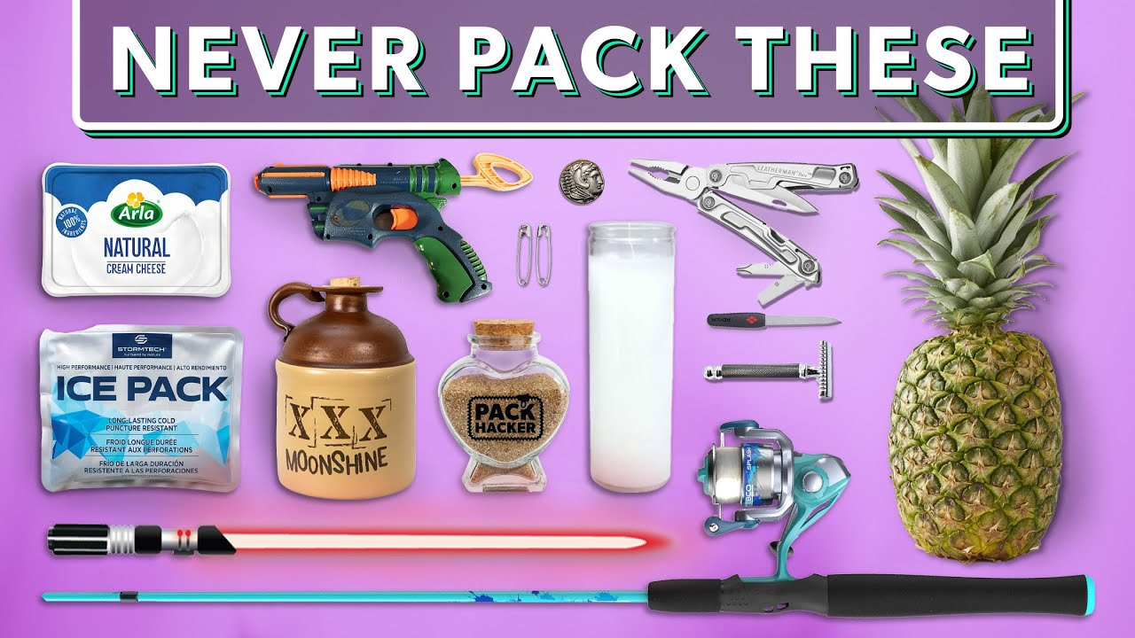 NEVER Take These On A Plane!