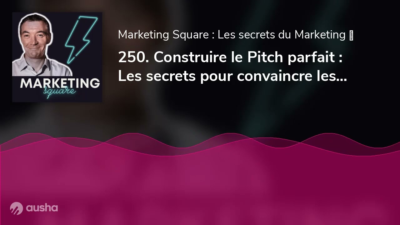 250. Construire le Pitch parfait : Les secrets pour convaincre les investisseurs ! Avec Pierre Ga...