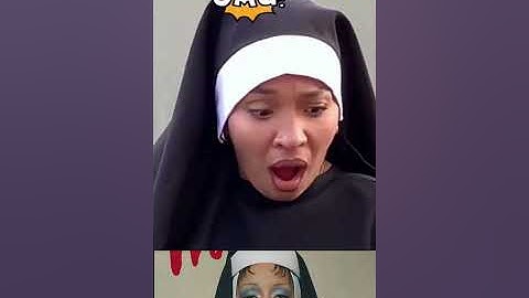 🥒 Cucumber Prank on Nun! Hilarious Reactions 😂 Viral Vein Exclusive! #cucumberprank #prank #shorts