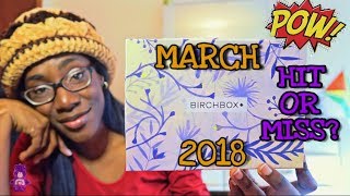 March 2018 Birchbox Unboxing