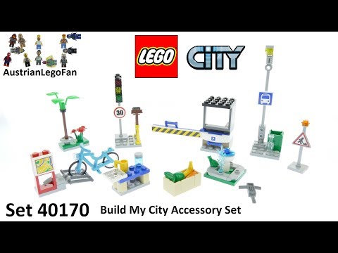Lego City 40170 Build My City Accessory Set - Lego Speed Build Review Lego City 40170 Build My City Accessory Set - Lego Speed Build Review