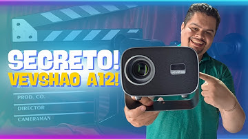 PROJETOR VEVSHAO A12 | Como transformar meu projetor em um VÍDEO GAME! Melhor projetor até R$500