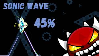 Sonic wave 45% - Geometry dash