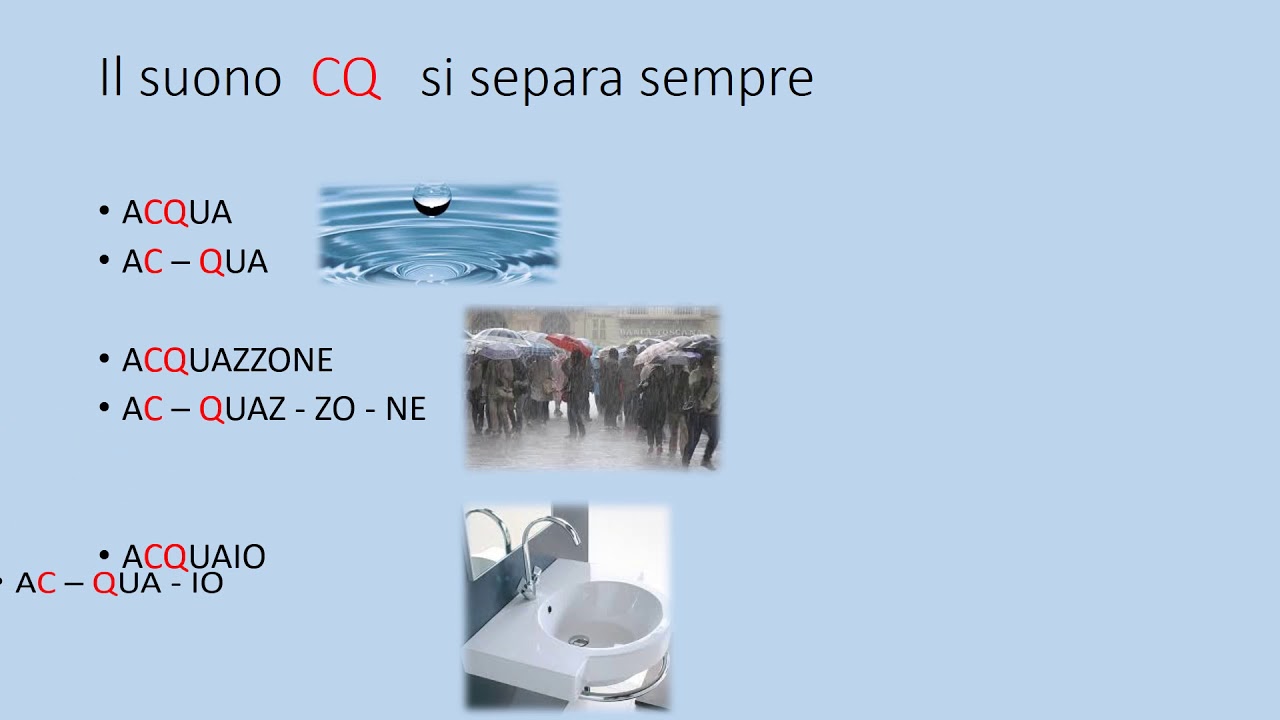 acqua divisione in sillabe - DrBeckmann