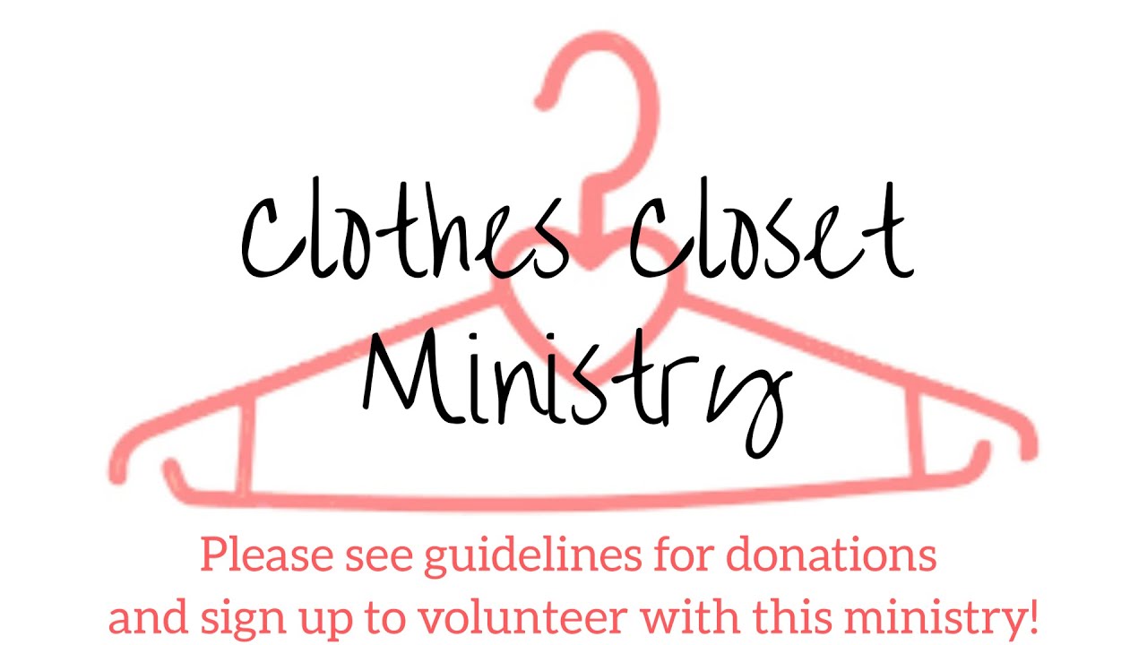 Clothes Closet Ministry YouTube
