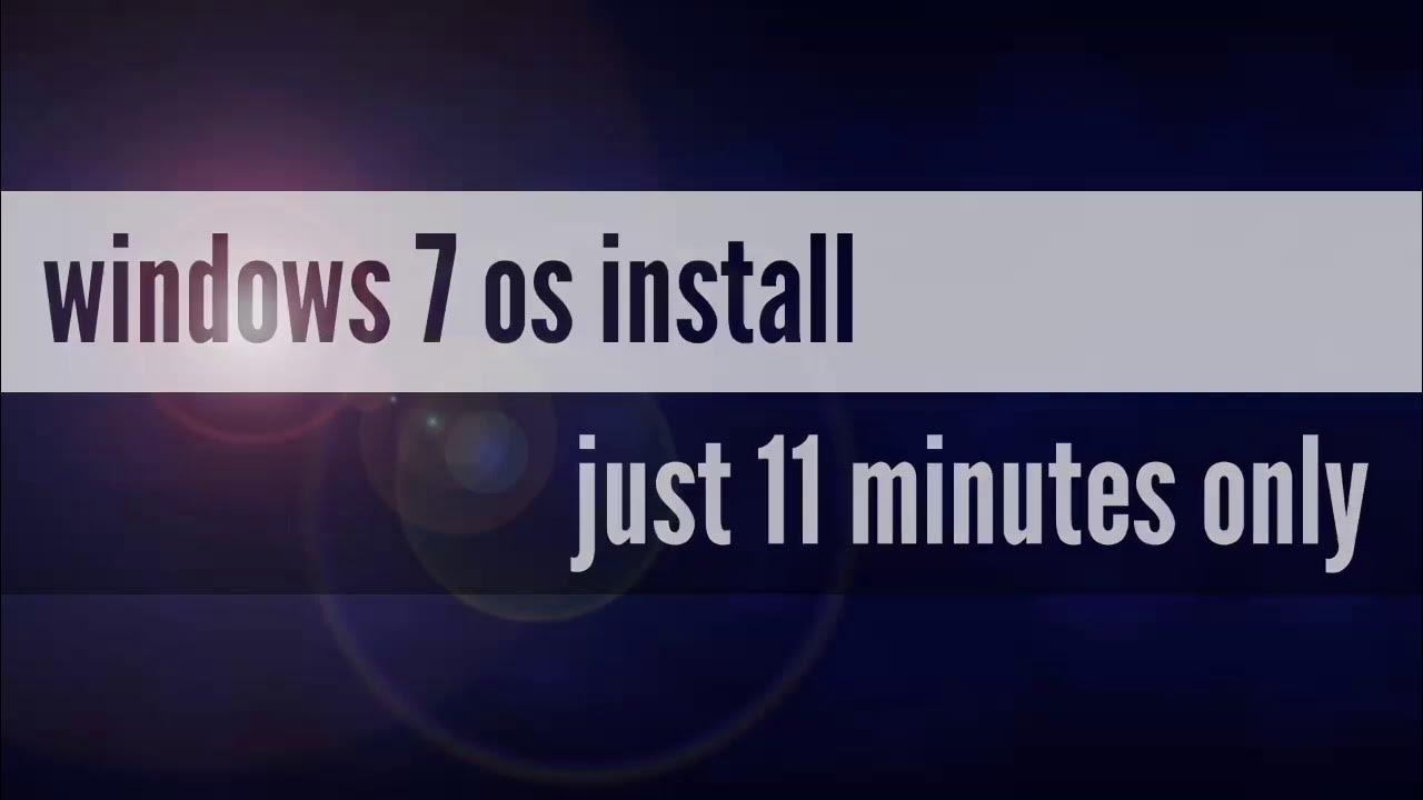 HOW TO INSTALL WINDOWS 7 (STEP BY STEP) - YouTube