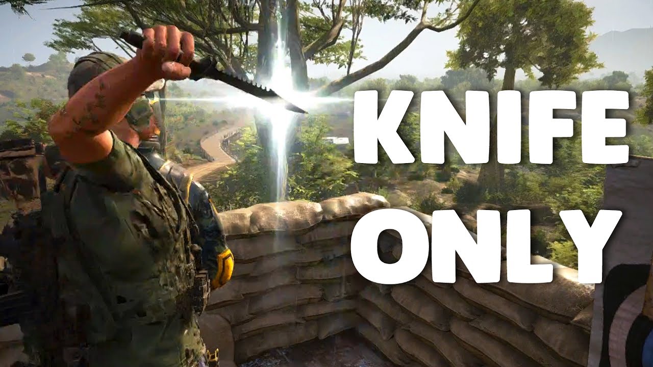 ghost recon wildlands how to use knife