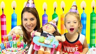 Birthday Party for our Dolls??? Cabbage Patch Birthday Party DisneyCarToys Behind The Scenes