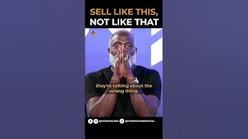 Sell Like This, Not Like That