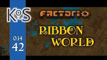 Factorio 0.14 Ribbon World - Ep 42 - Finishing Oil / Biter Wars Part 1 - Let