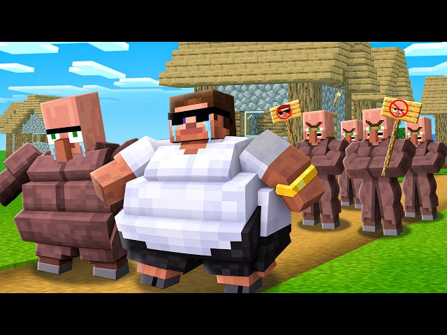 We Got Kicked By Bodybuilder Villagers in Minecraft..