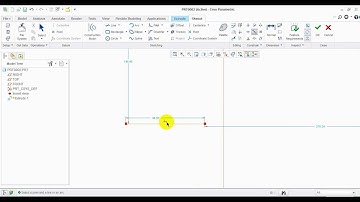 PTC CREO Tutorial : MID POINT   COMMAND