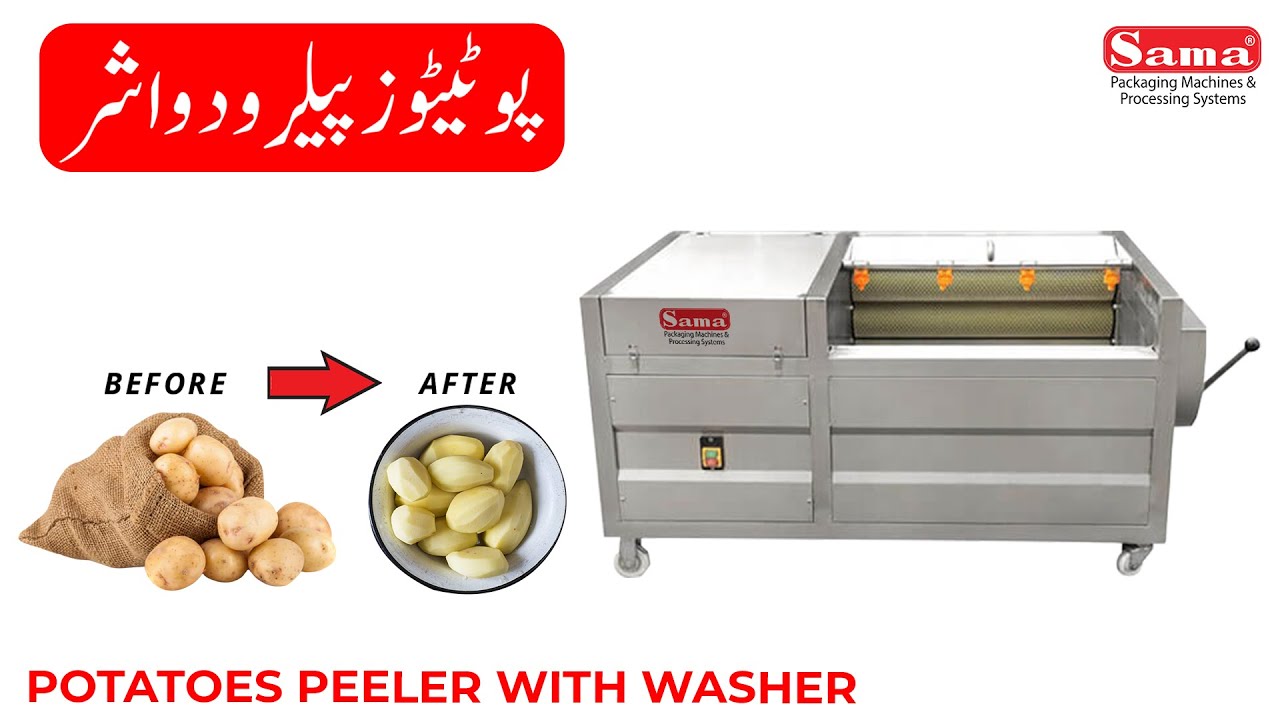 Commercial Potato Peeler Machine for Potato Washing & Peeling – WM machinery