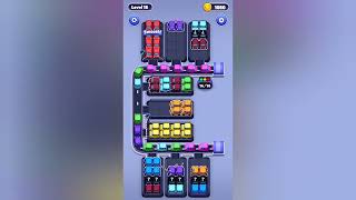 Car Sort Color Puzzle Level 18 walkthrough solution 