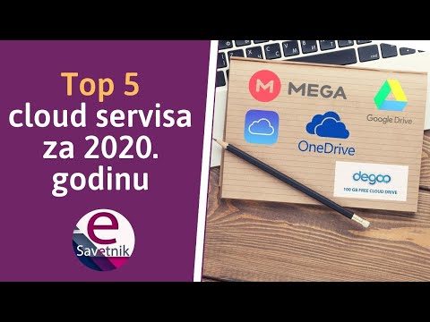 Top 5 cloud servisa za 2020.  godinu