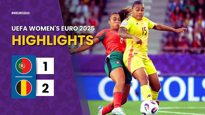 Portugal vs Belgium | 1-2 | Highlights | UEFA Women's EURO 2025 | portugal belgium