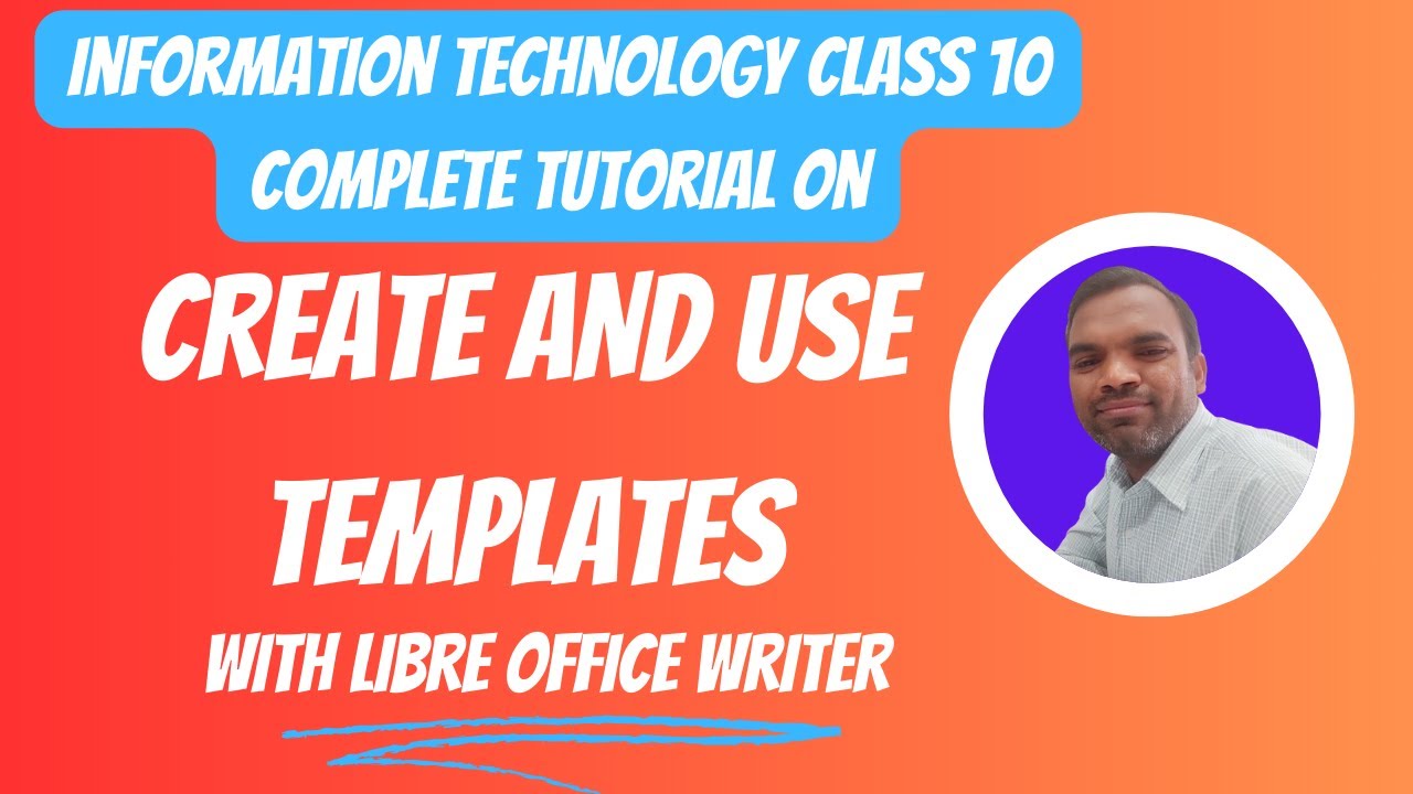 Information Technology Class 10 create and use templates in document ...