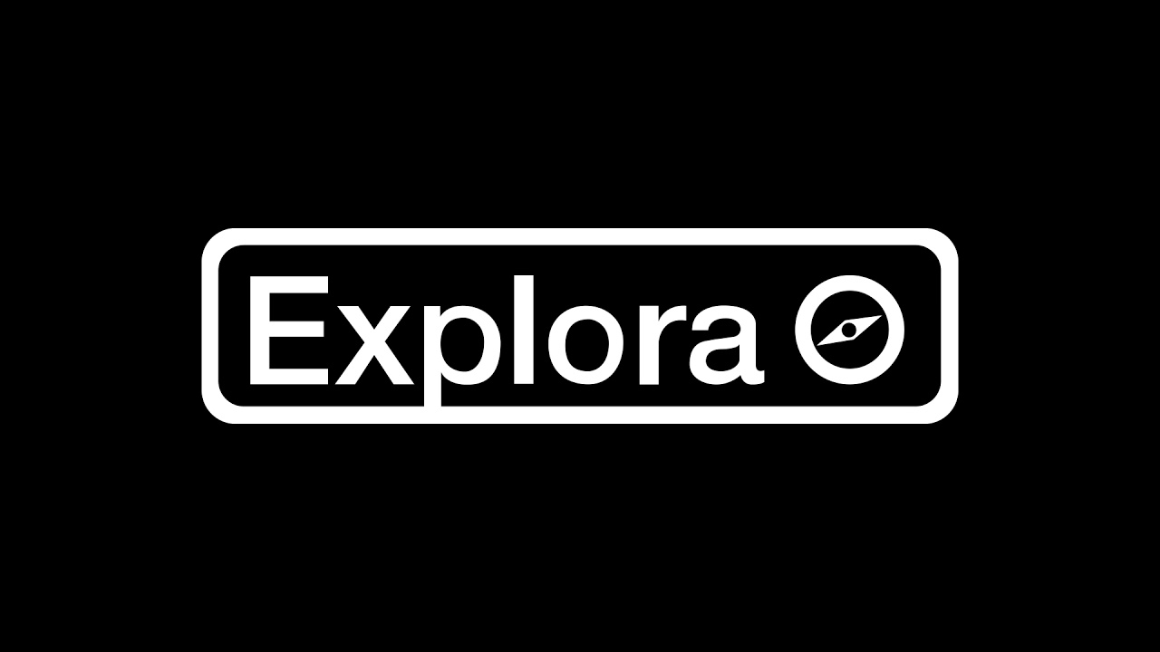 Explora Travel & Adventure Gear animated brand identity