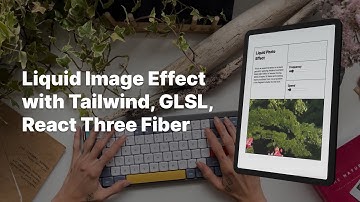 ASMR Coding - Image Fluid Effect with Tailwind, GLSL, React Three Fiber - No Talking