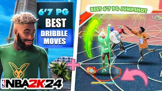 6'7 PG + this JUMPSHOT = OVERPOWERED🤯 & These DRIBBLE moves will make u move 5x faster! nba 2k24