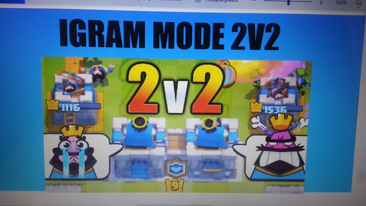 IGRAM MODE 2V2 CLASH ROYALE - YouTube Dino Games Hd