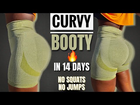 BEST GLUTE FOCUS EXERCISES TO GROW THICK BOOTY In 10 mins | CURVY BUTT IN 14 DAYS At Home